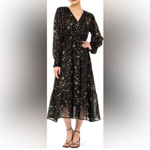 Nordstrom August Sky Practical Magic Celestial Starry Dress